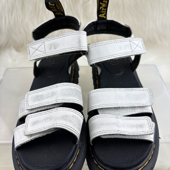 Dr. Martens White and Black Sporty Sandals - Picture 7 of 8